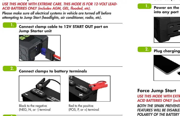 Smart Jump Start procedure