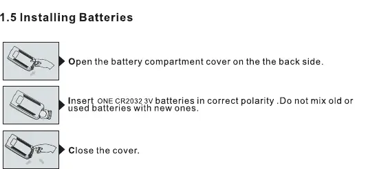 Battery installation