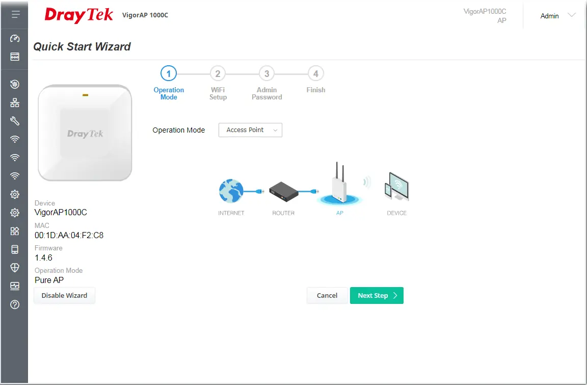 Quick Start Wizard