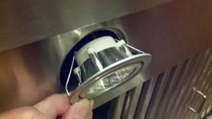 Removing the light bulb