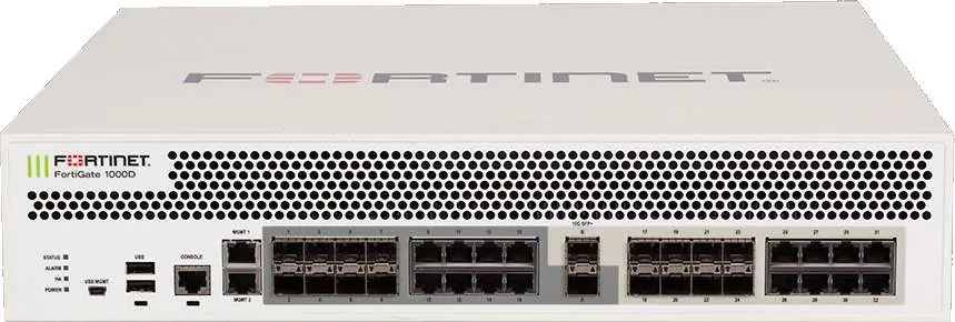 FortiGate 1000D Front Panel
