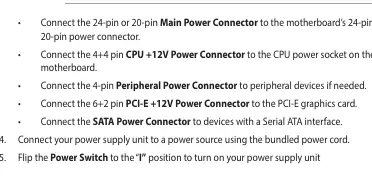 Power connector types