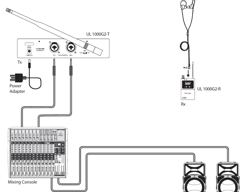 Wiring diagram for UL 1000G2-R system