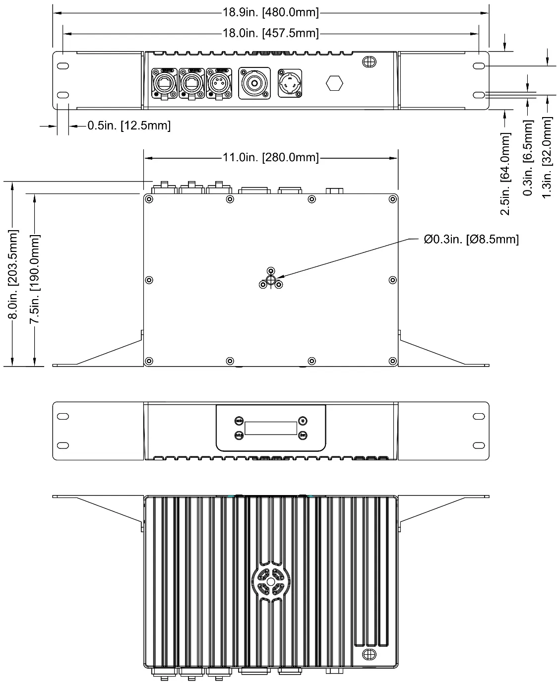Dimensional drawings