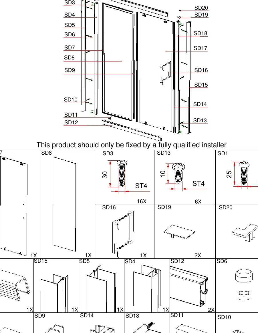 Parts identification and exploded view