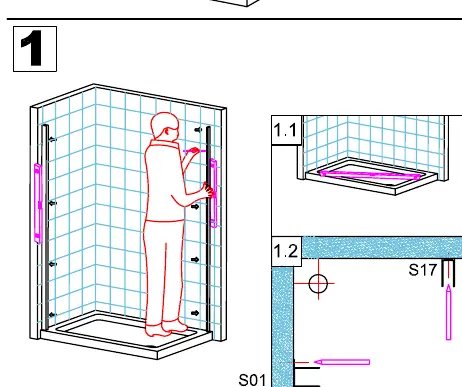 Step 1: Initial frame positioning