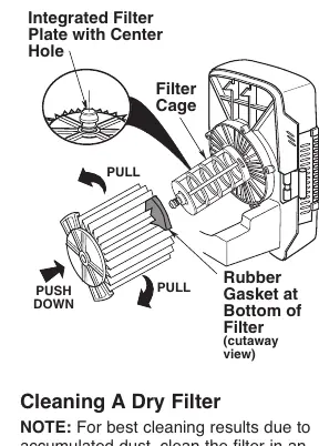 Qwik Lock filter removal and installation.