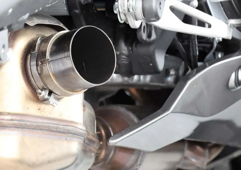 Removal of stock muffler
