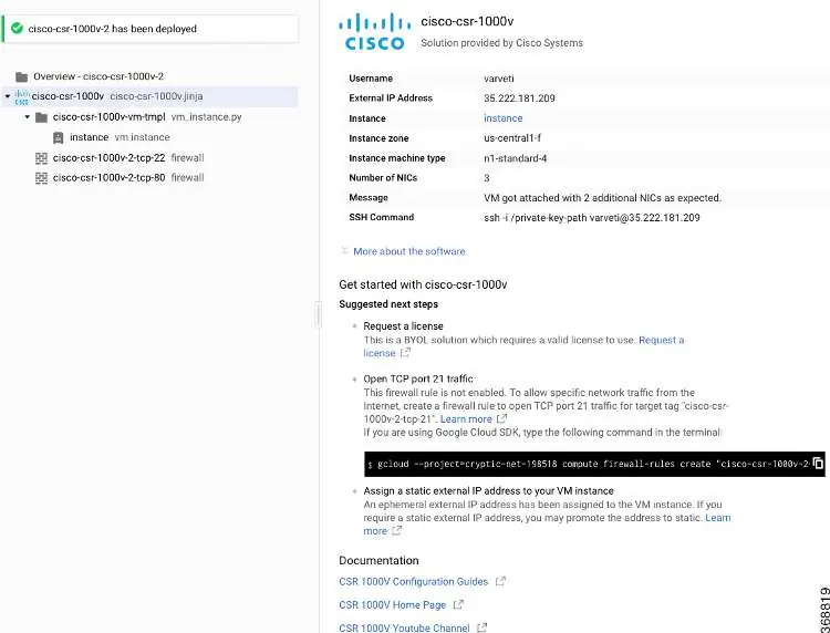 Verify successful deployment