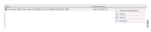 Refresh Cisco Nexus 1000V Connection