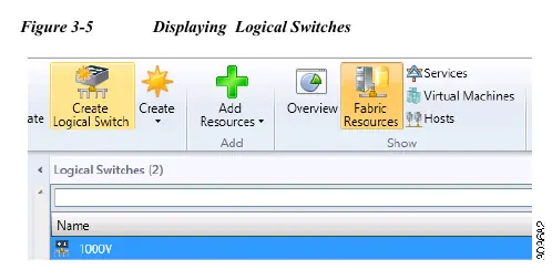 Displaying Logical Switches