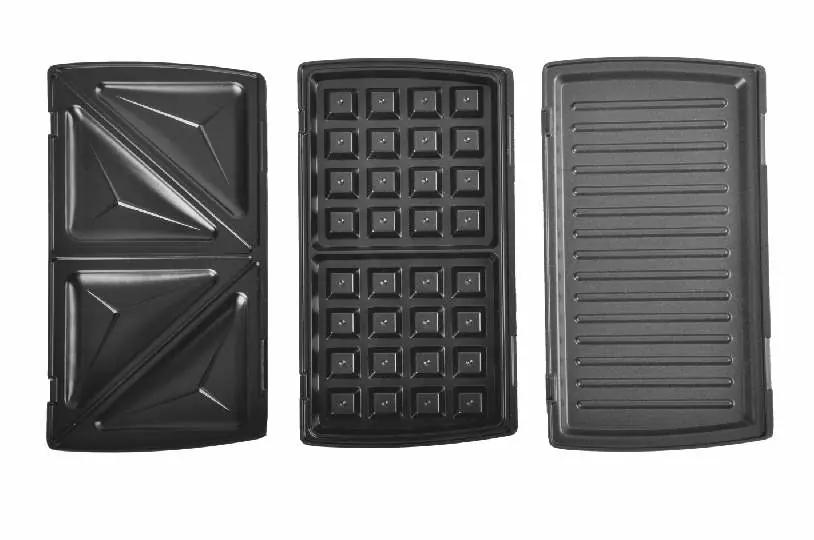 Interchangeable heating plates