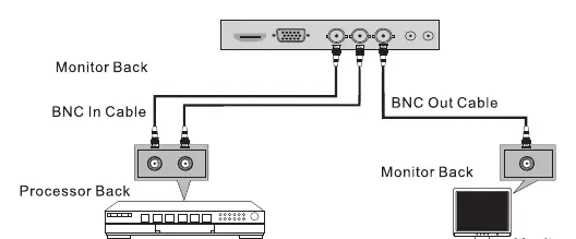 BNC and PC connection diagrams