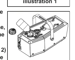 Illustration 2: Filling the reservoir tank