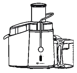 PureMate NaturoPure 1000W Centrifugal Juicer