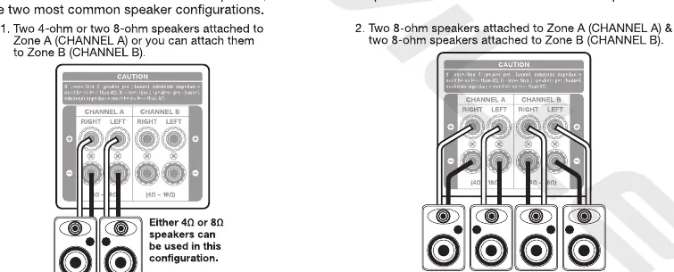 Speaker configuration options