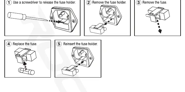 Fuse replacement steps