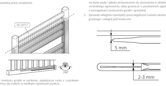 Horizontal installation diagram