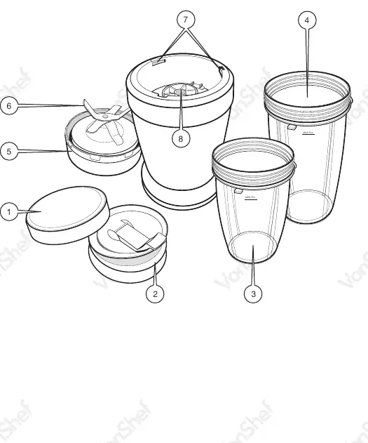 Component diagram of the UltraBlend Smoothie Maker