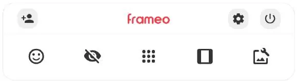 On-screen menu icons