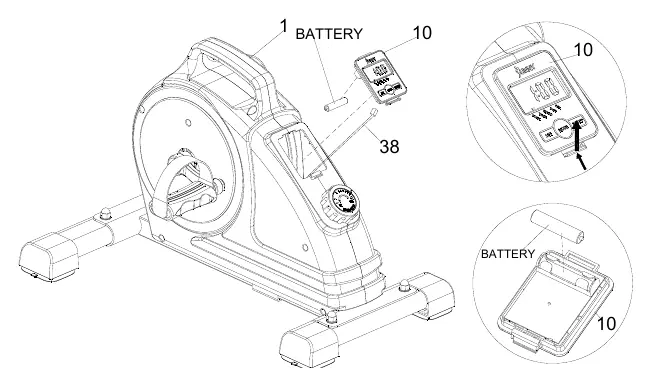 Battery installation