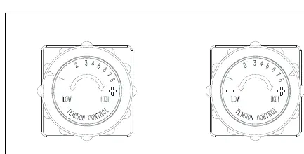 Tension control adjustment