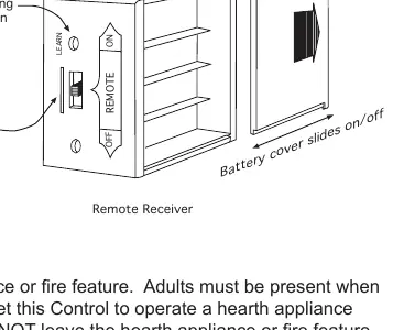 Receiver battery installation