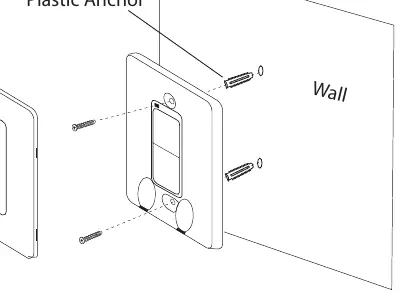 Wall mounting the transmitter