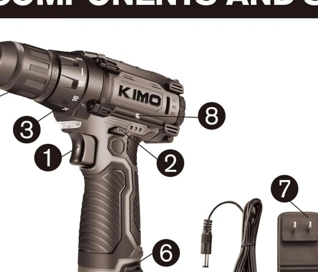 Drill components diagram