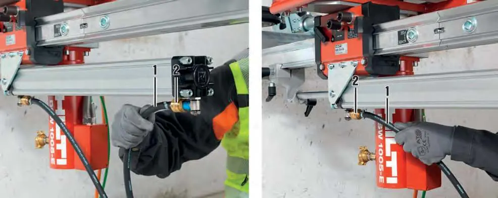 Fitting the drive unit