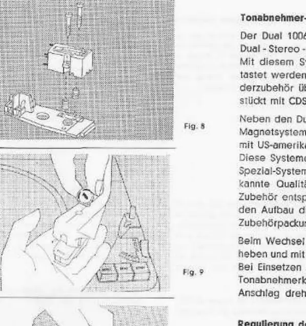 Cartridge installation and adjustment