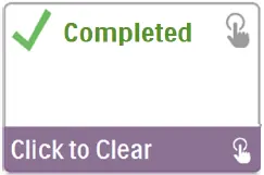 Upload complete screen