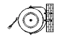 Wall mounting installation diagram