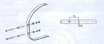 Mounting bracket assembly detail