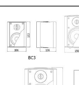 Dimensions for BC3 and BC4 models