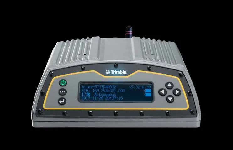 Front panel controls and display