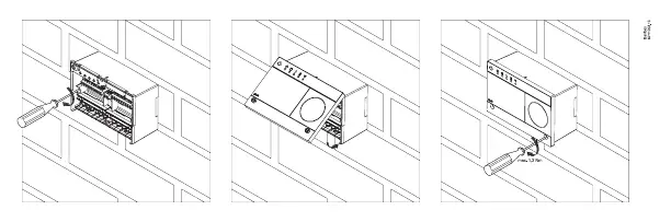 Mounting the controller on a wall or DIN rail