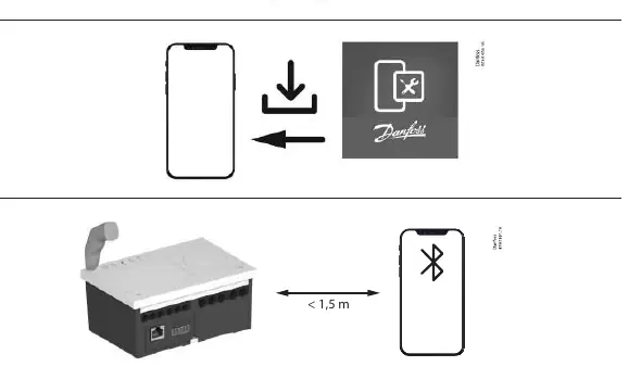 Commissioning via Leanheat Monitor app