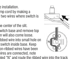 Wiring diagram showing wire separation and routing