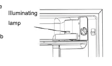 Replacing the illuminating lamp