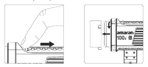 Detaching the protection cover