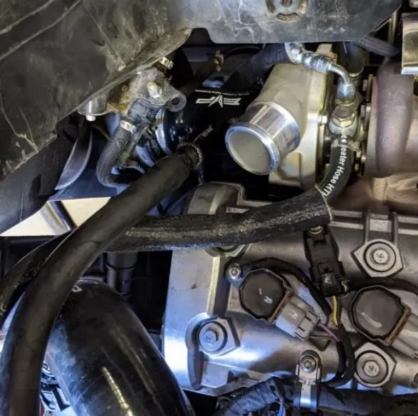 Figure 2: Routing the BRV hose