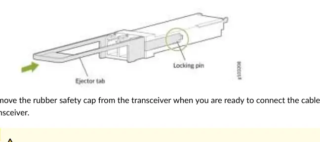 QSFP28 Transceiver Installation
