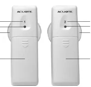 Sensor features and battery compartment location