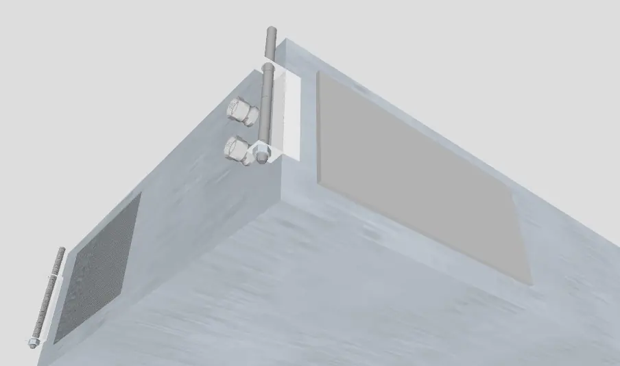 Ceiling mounting diagram