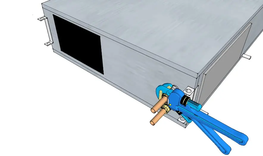 Plumbing connection procedure