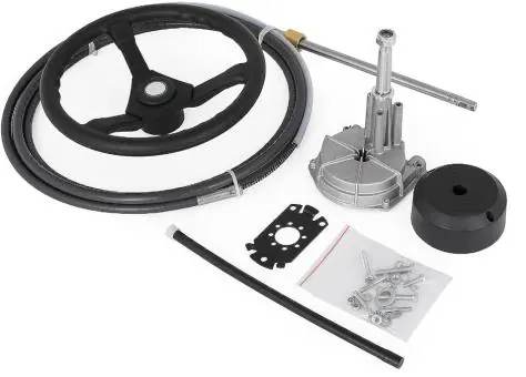 VEVOR 100HL Outboard Steering System components