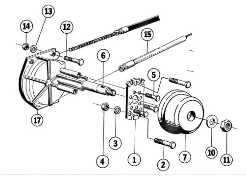 Helm assembly parts diagram