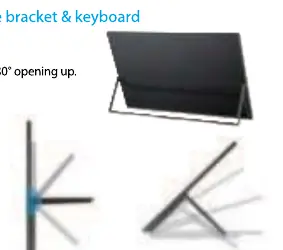 Bracket adjustment range (0-180 degrees)