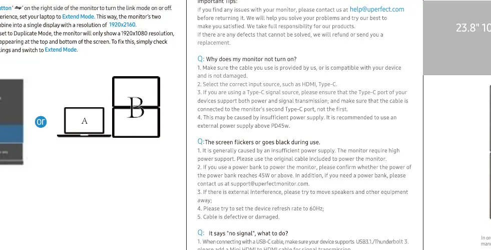 Display Mode configurations